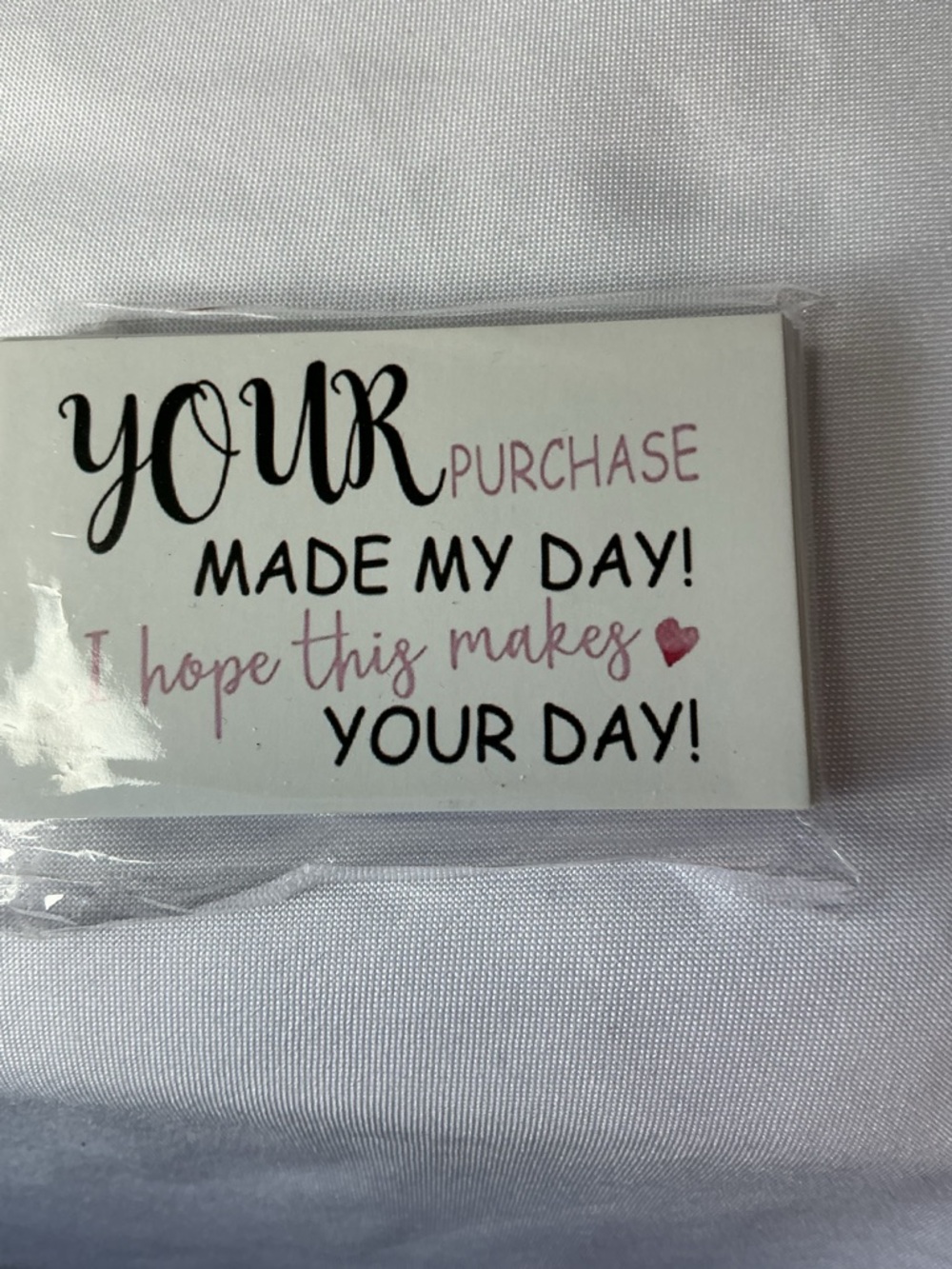 ★ 25 Thank You Cards Small Business Package Inserts Customer Appreciation